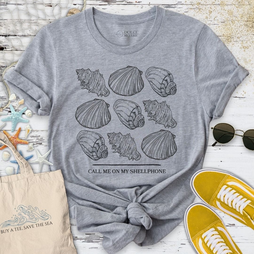 Call Me On My Shellphone T-Shirt Sport Grey / S