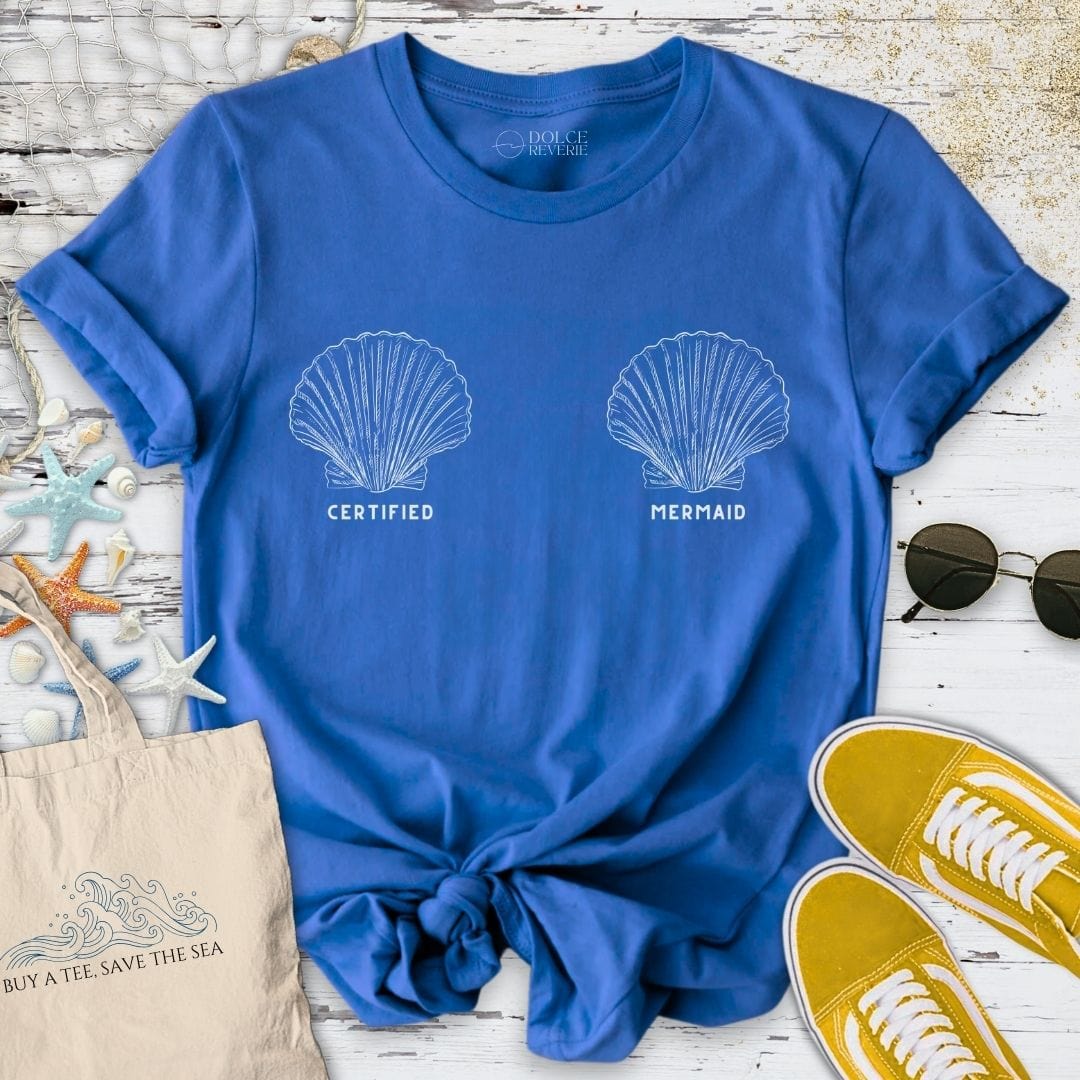 Certified Mermaid T-Shirt Royal / S