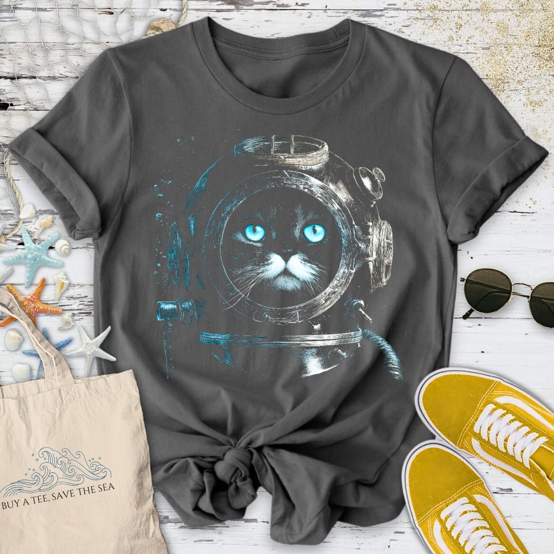 Deep Diver Cat T-Shirt