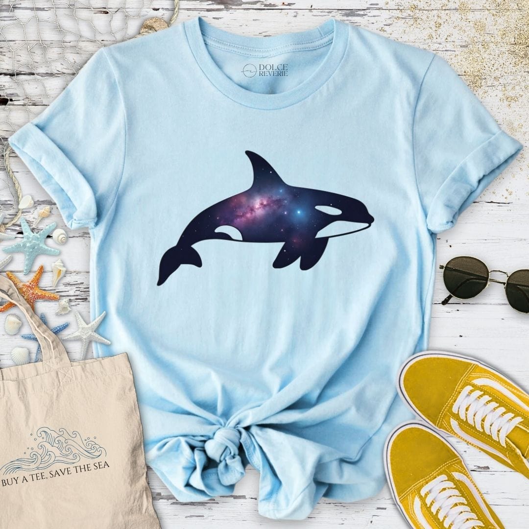 Cosmic Orca T-Shirt Light Blue / S