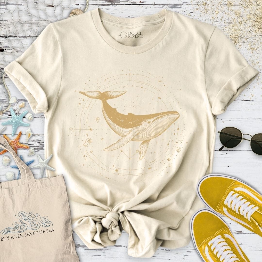 Cosmic Whale T-Shirt Natural / S