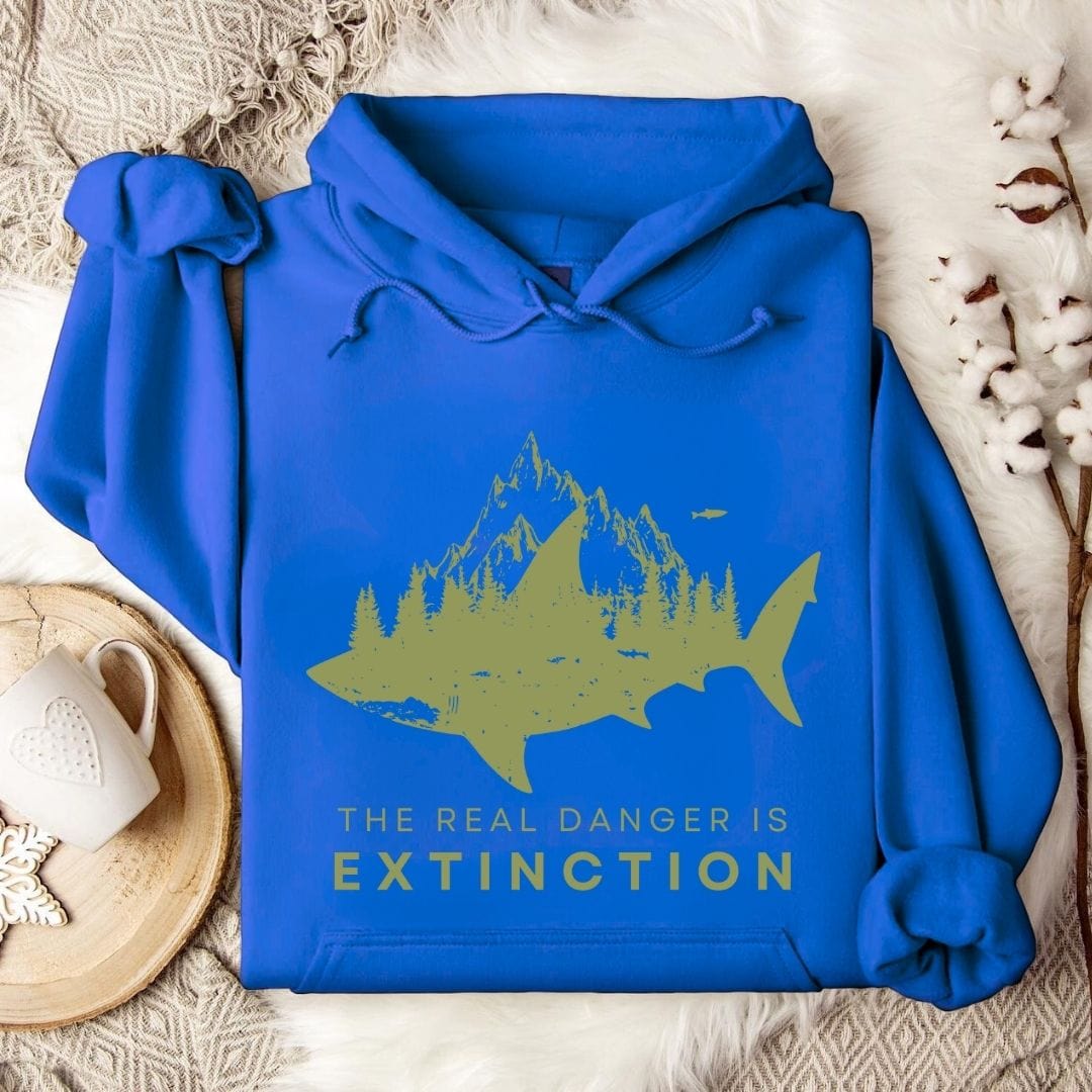 Danger Is Extinction Hoodie Royal / S