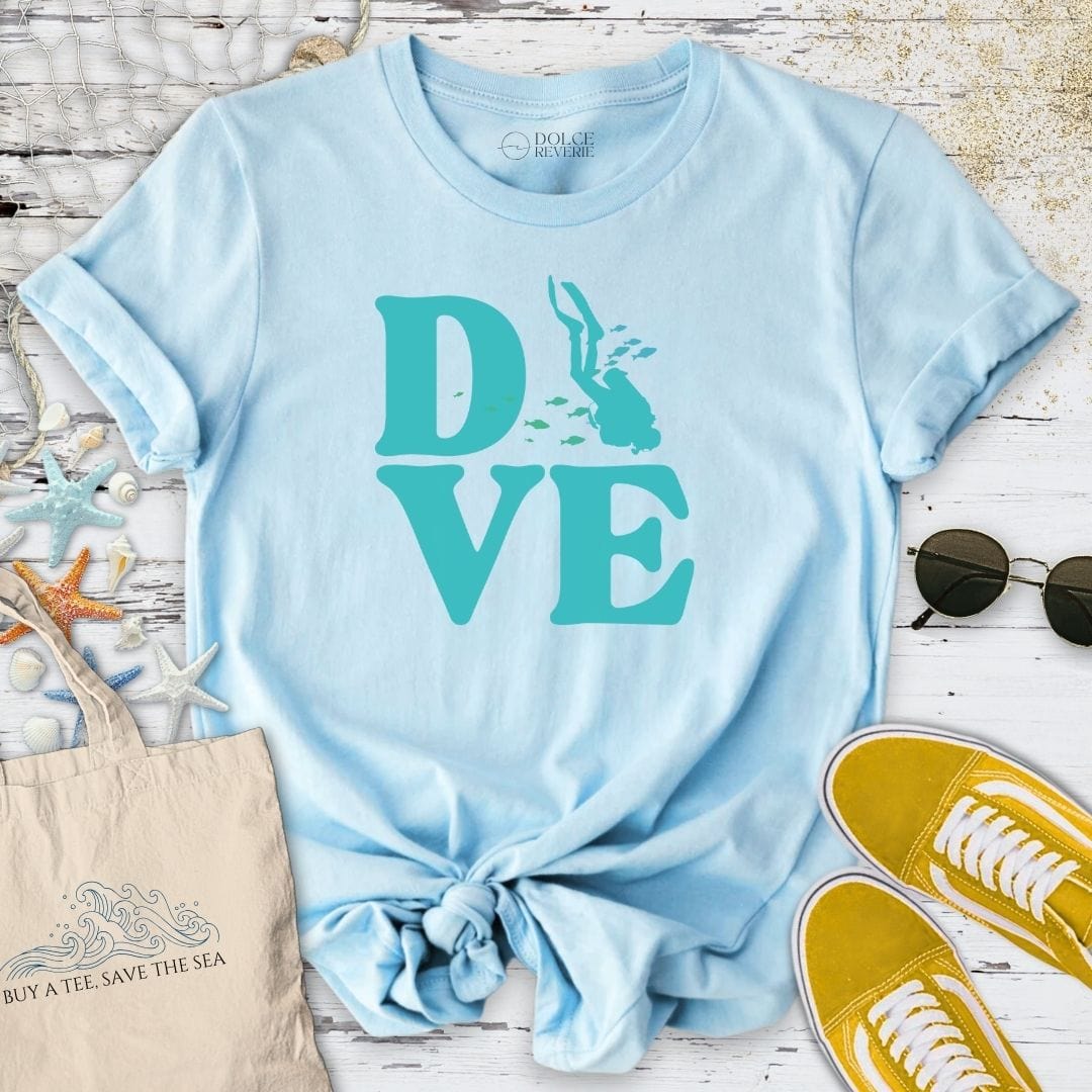 Dive T-Shirt Light Blue / S