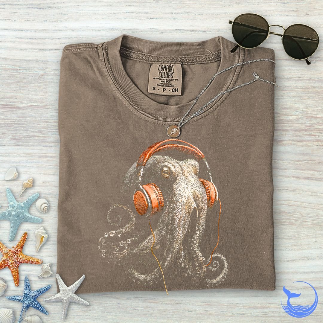Groovy Octopus Comfort Colors T-Shirt