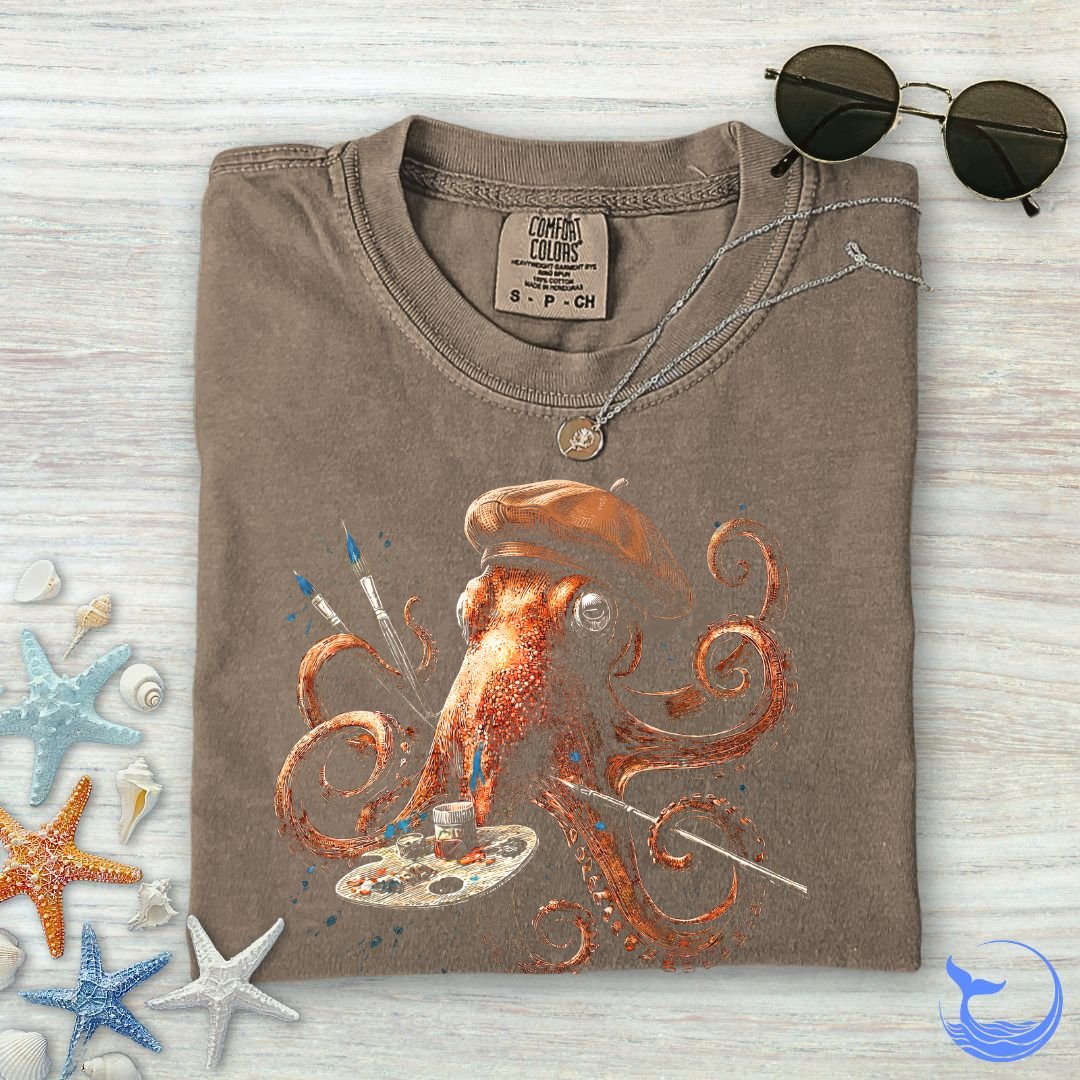 Artist Octopus Comfort Colors T-Shirt