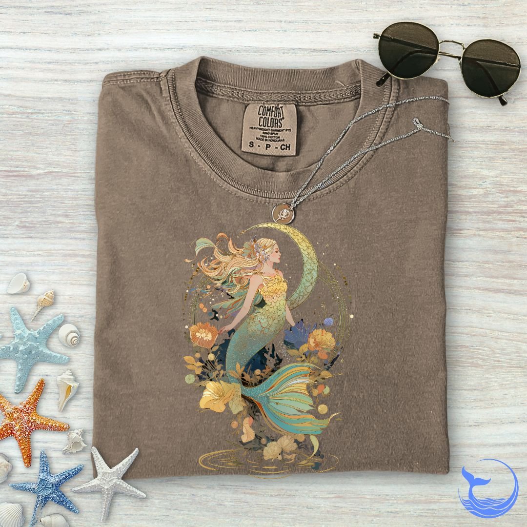 Whimsical Mermaid Comfort Colors T-Shirt