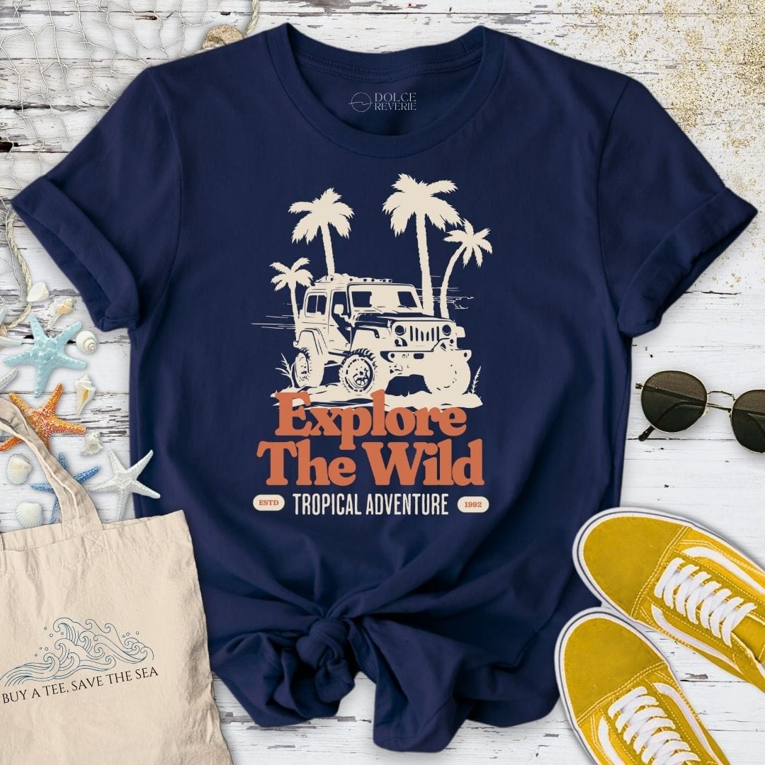 Explore The Wild T-Shirt Navy / S