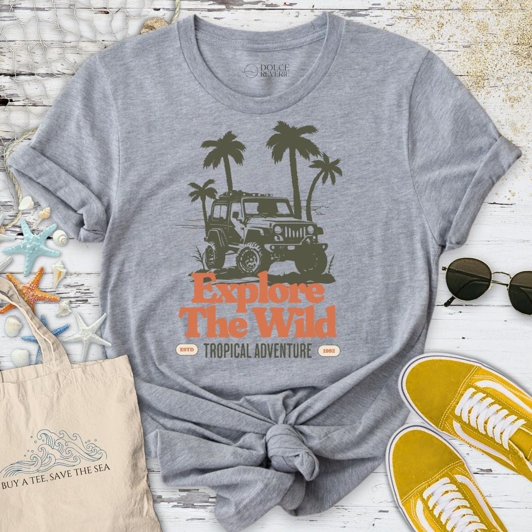 Explore The Wild T-Shirt Sport Grey / S