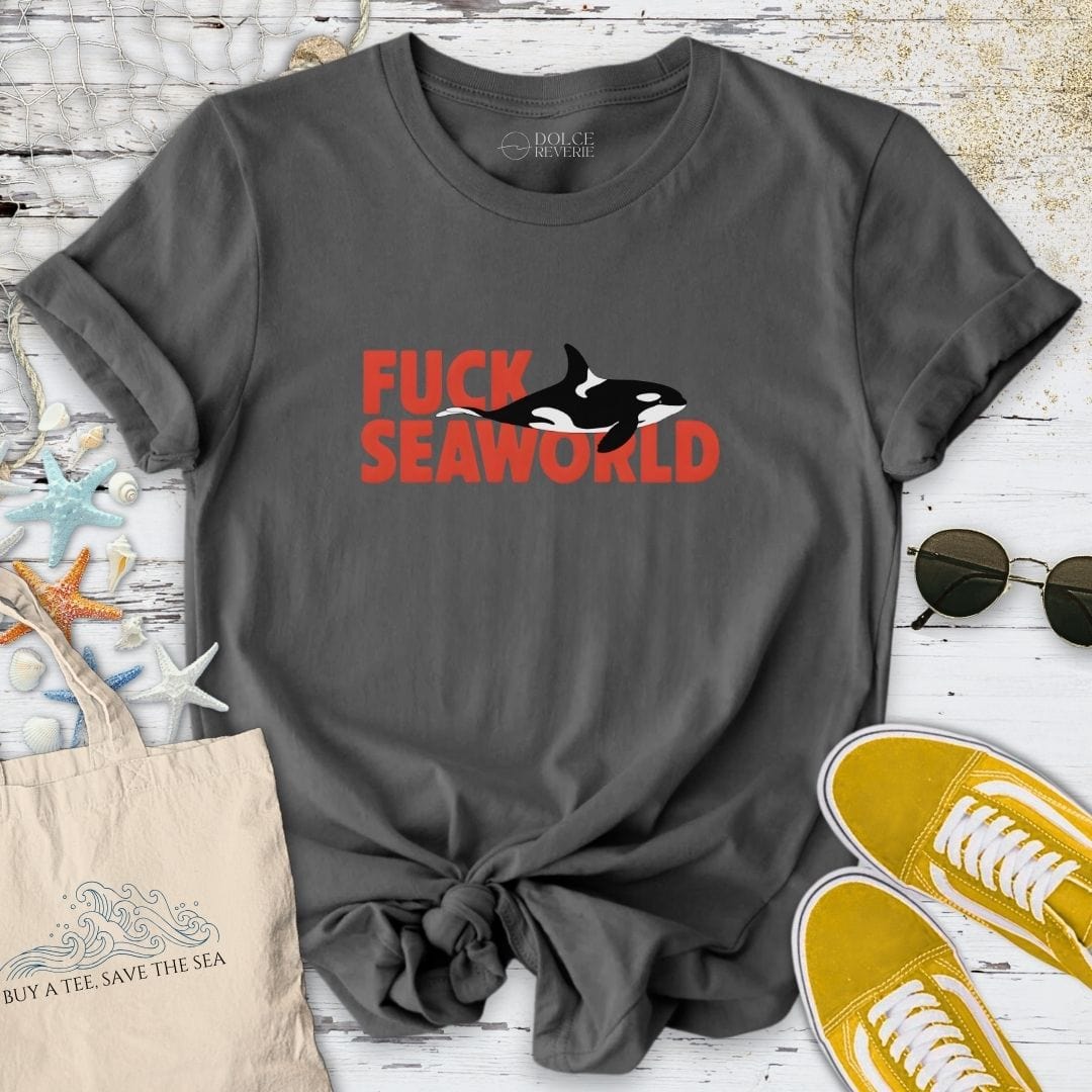 F Seaworld T-Shirt Charcoal / S