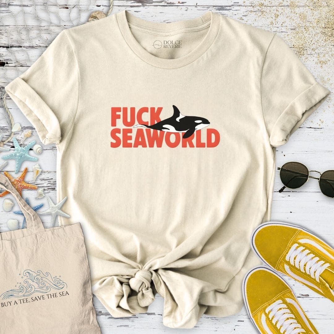 F Seaworld T-Shirt Natural / S