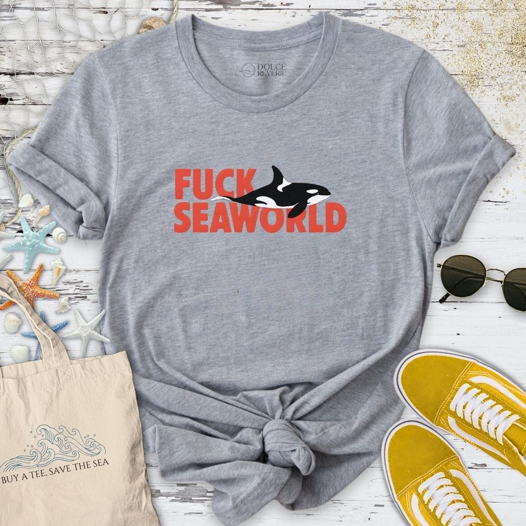 F Seaworld T-Shirt Sport Grey / S