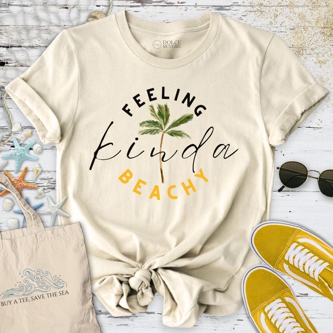 Feeling Kinda Beachy T-Shirt Natural / S