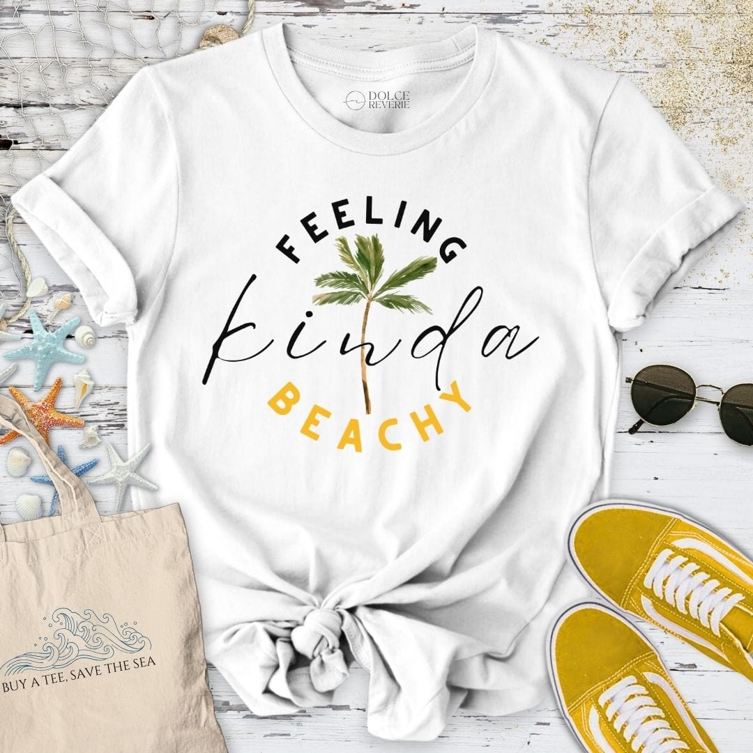Feeling Kinda Beachy T-Shirt White / S