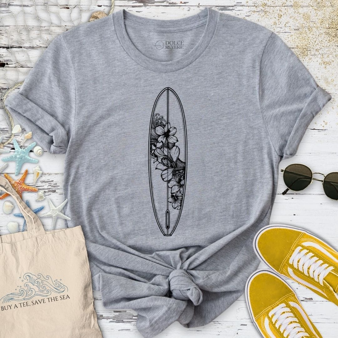 Flowers Surf T-Shirt Sport Grey / S