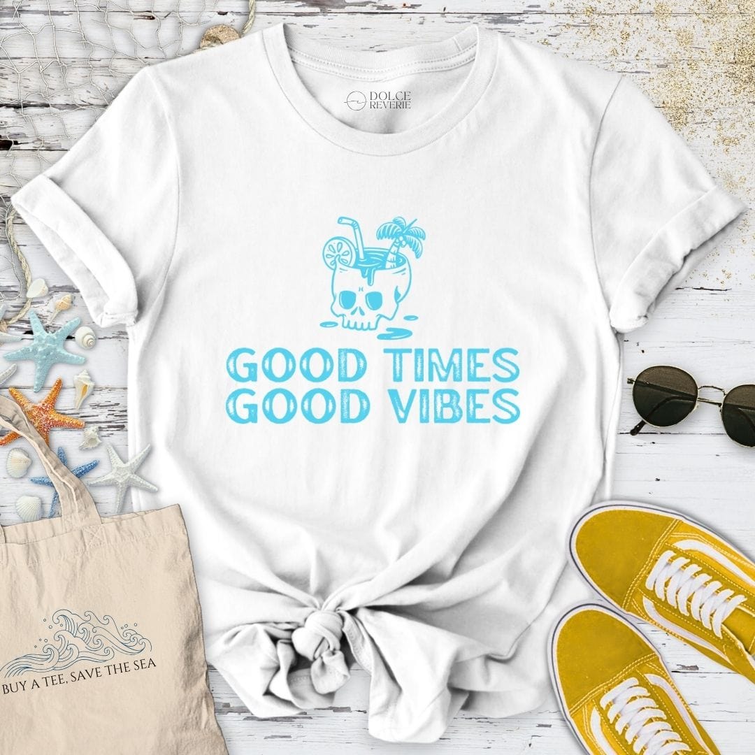 Good Vibes T-Shirt White / S