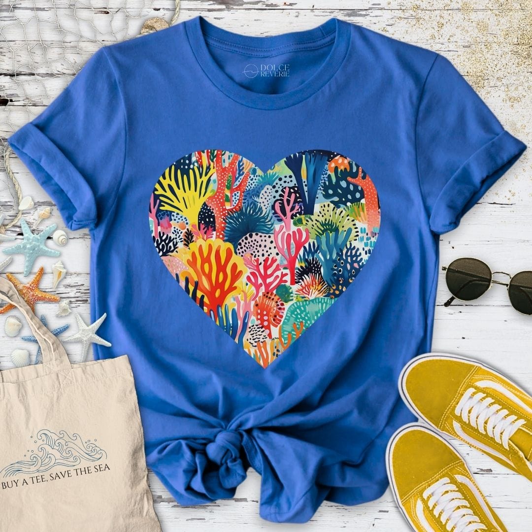 Heart Of Coral Reef T-Shirt Royal / S