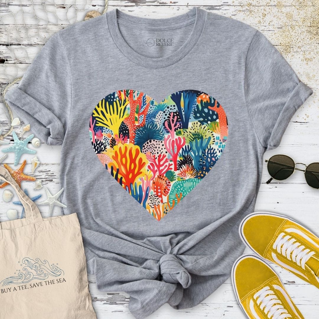 Heart Of Coral Reef T-Shirt Sport Grey / S