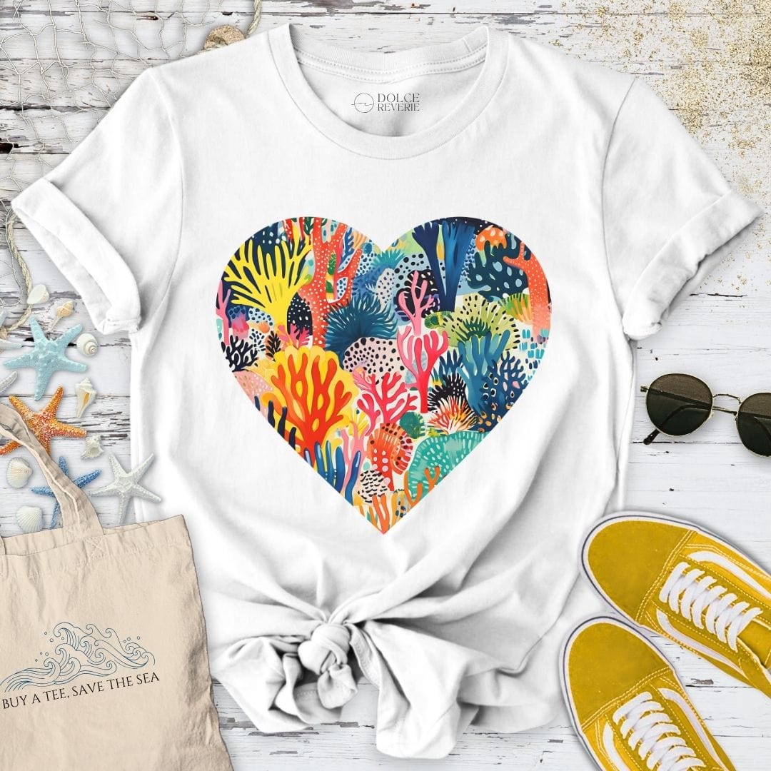 Heart Of Coral Reef T-Shirt White / S