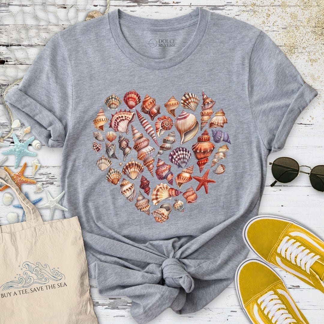Heart of Shells T-Shirt Sport Grey / S