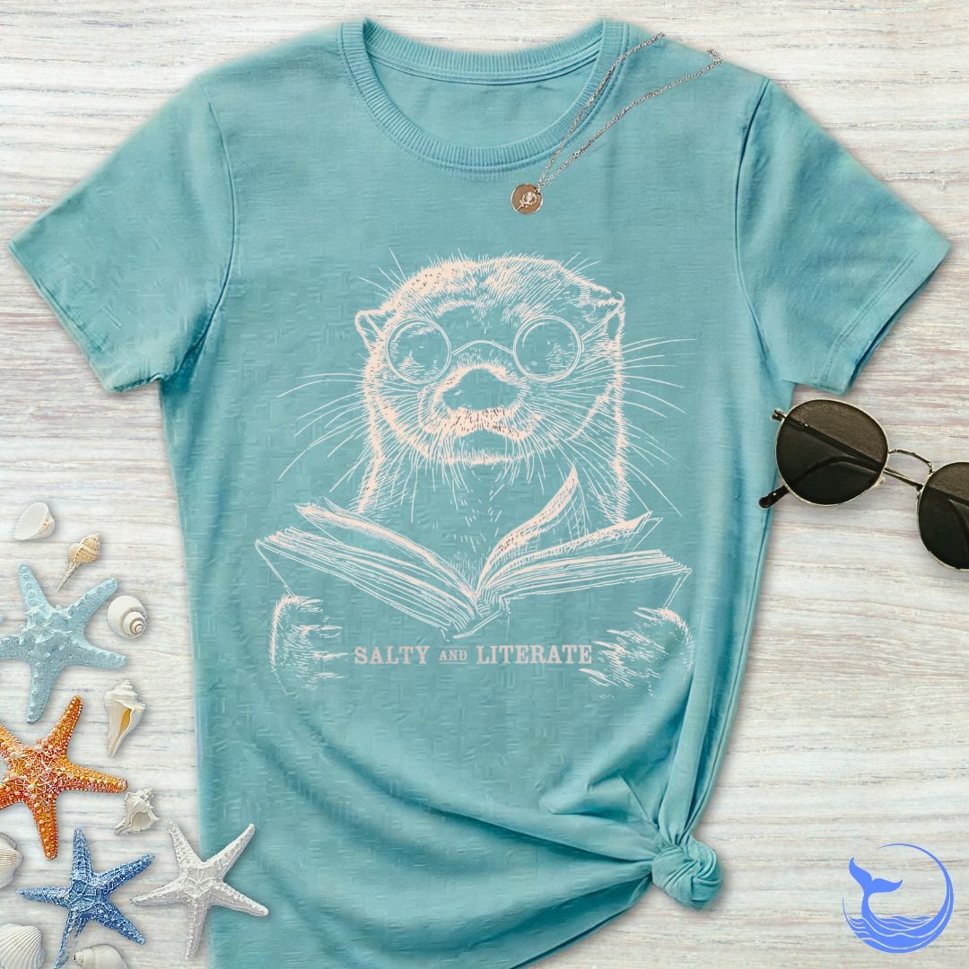 Salty and Literate Otter Women's T-Shirt