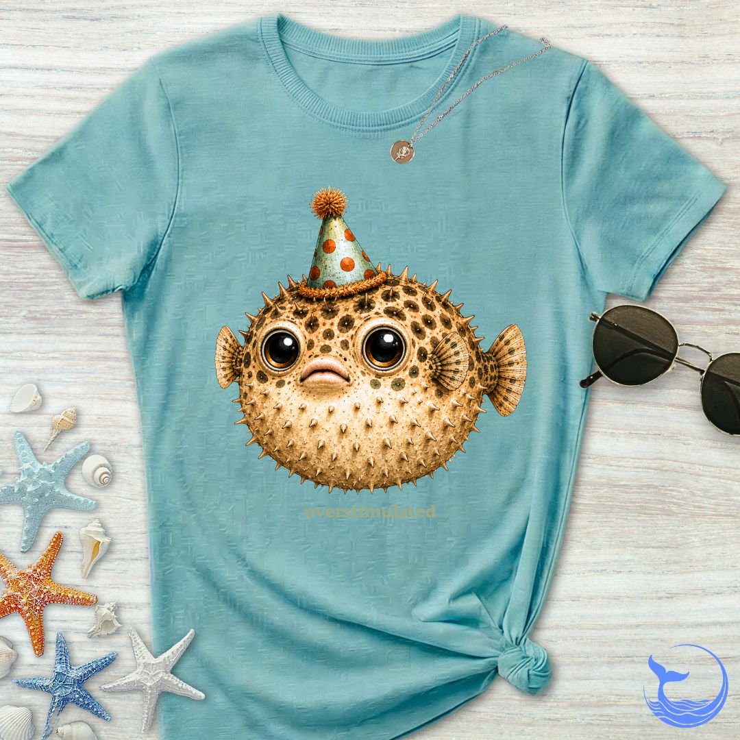 Overstimulated Pufferfish Women's T-Shirt