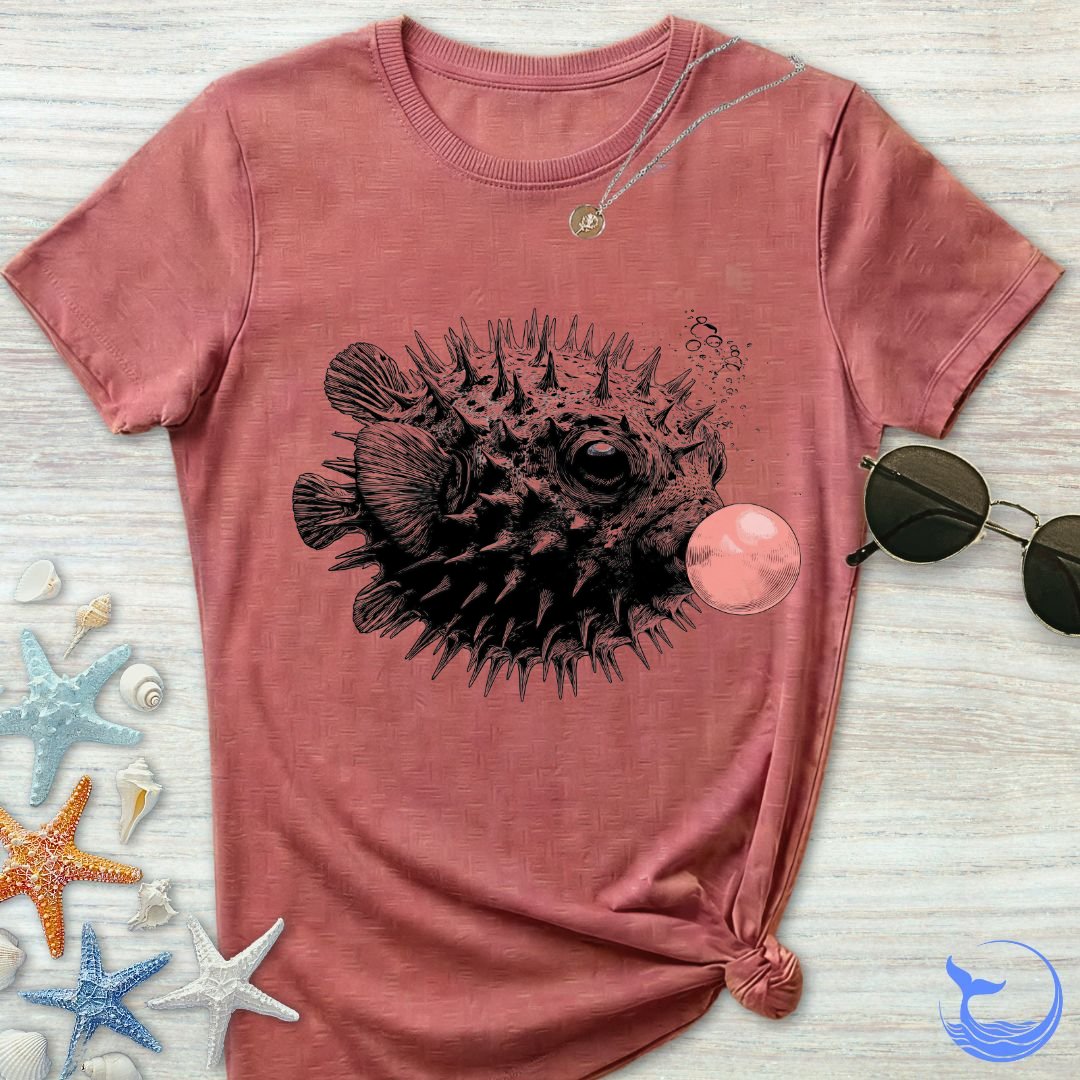 Bubblegum Pufferfish Women's T-Shirt