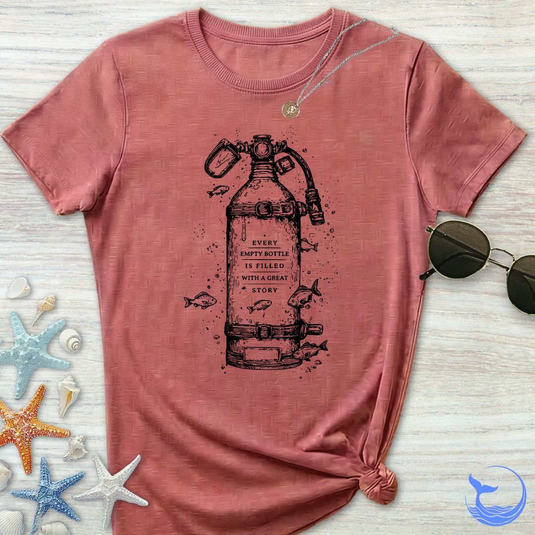 Scuba Tank, Great Story Women's T-Shirt