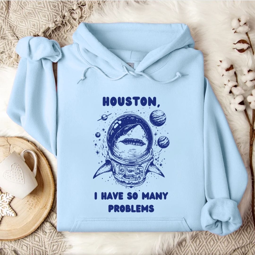 Houston Hoodie Light Blue / S