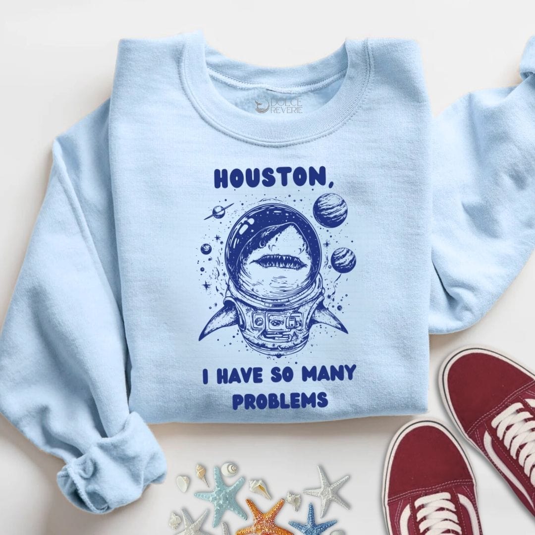 Houston Sweatshirt S / Light Blue
