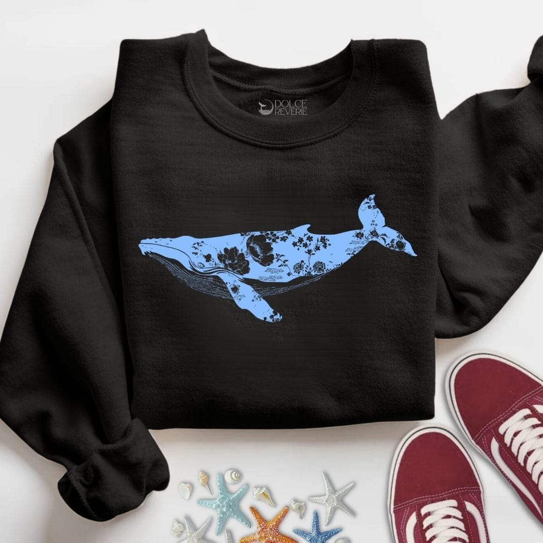 Ink Whale Sweatshirt S / Black