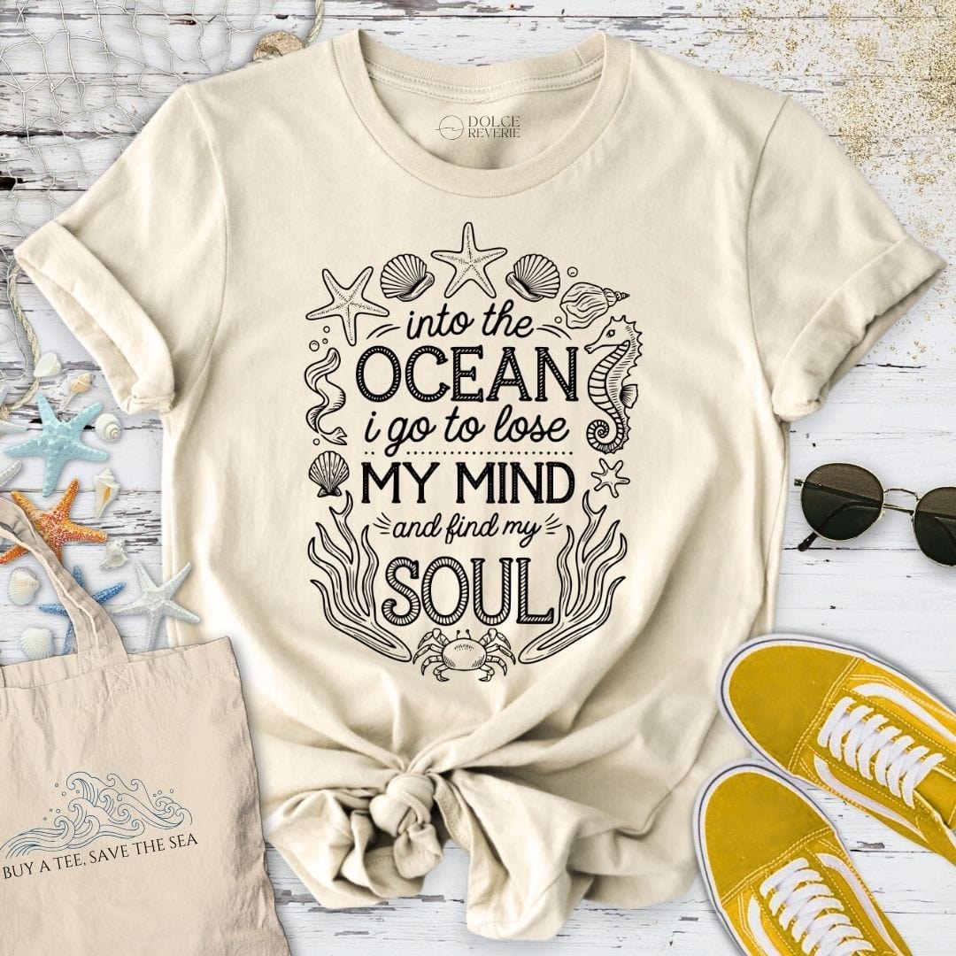 Into The Ocean I Go T-Shirt Natural / S