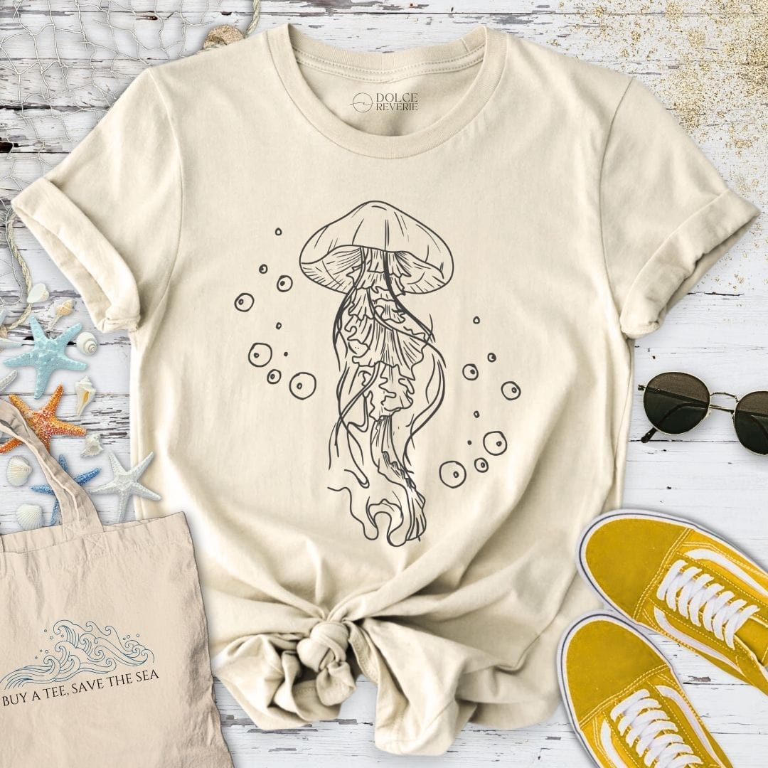 Jellyfish T-Shirt Natural / S