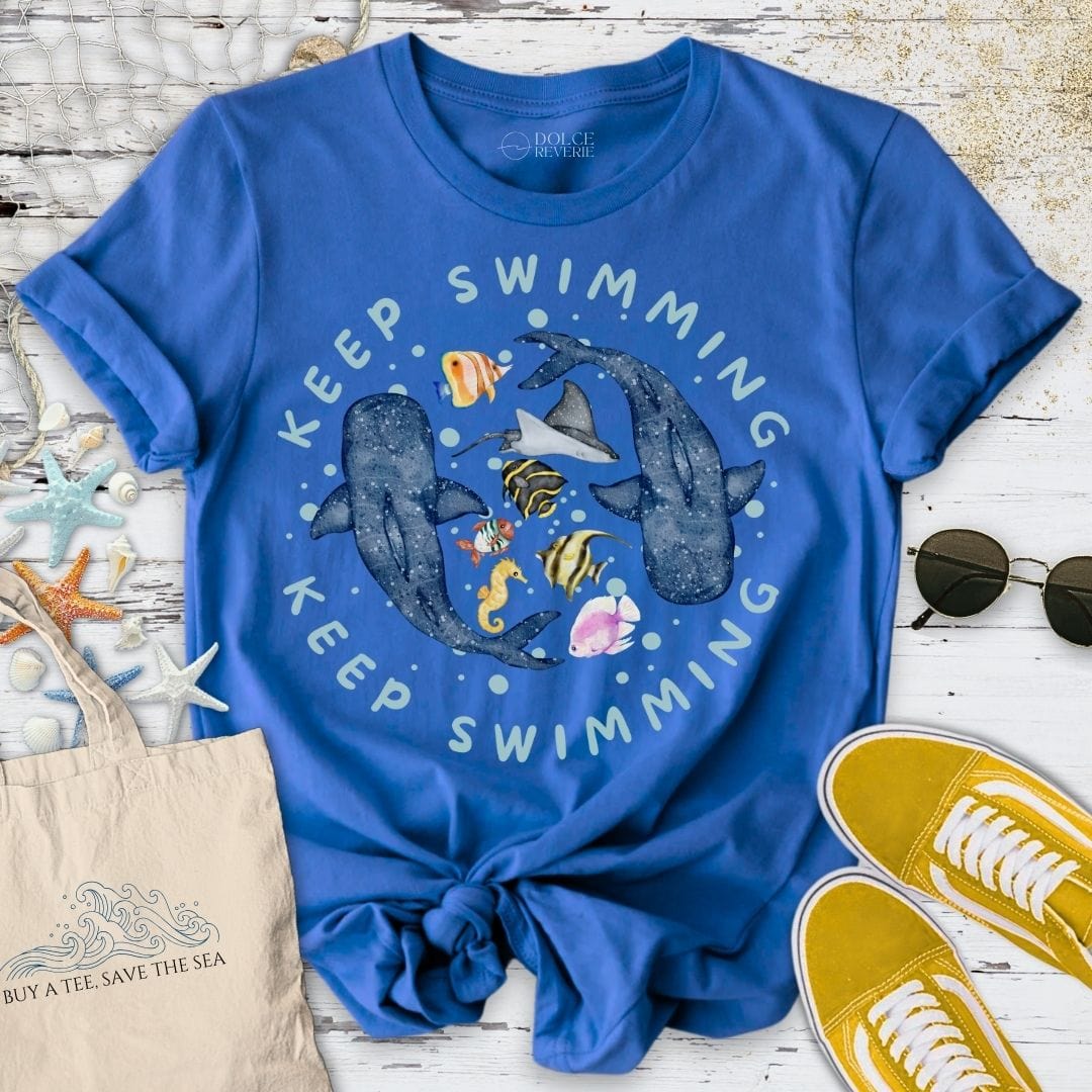 Keep Swimming T-Shirt Royal / S