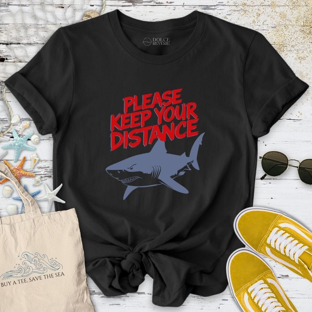 Keep Your Distance T-Shirt Black / S