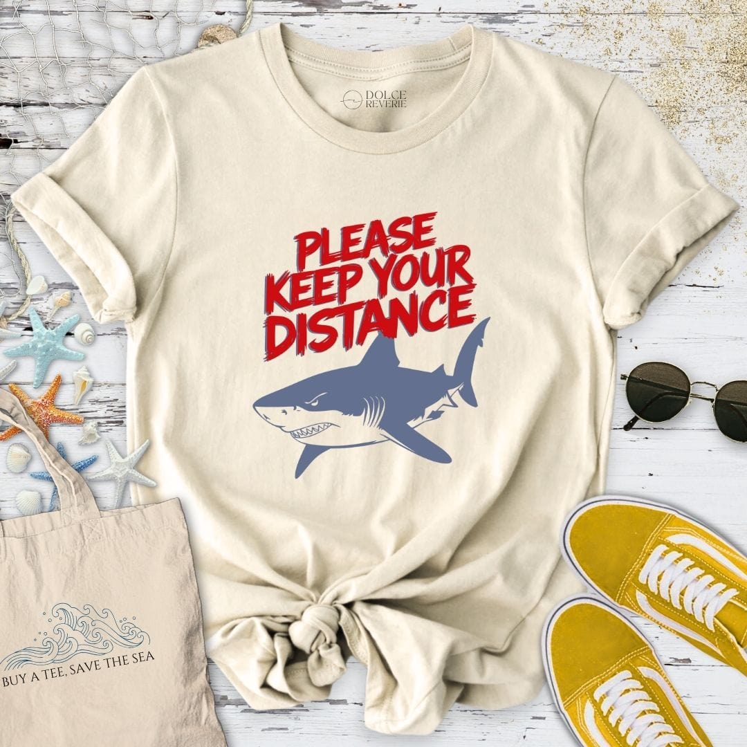 Keep Your Distance T-Shirt Natural / S