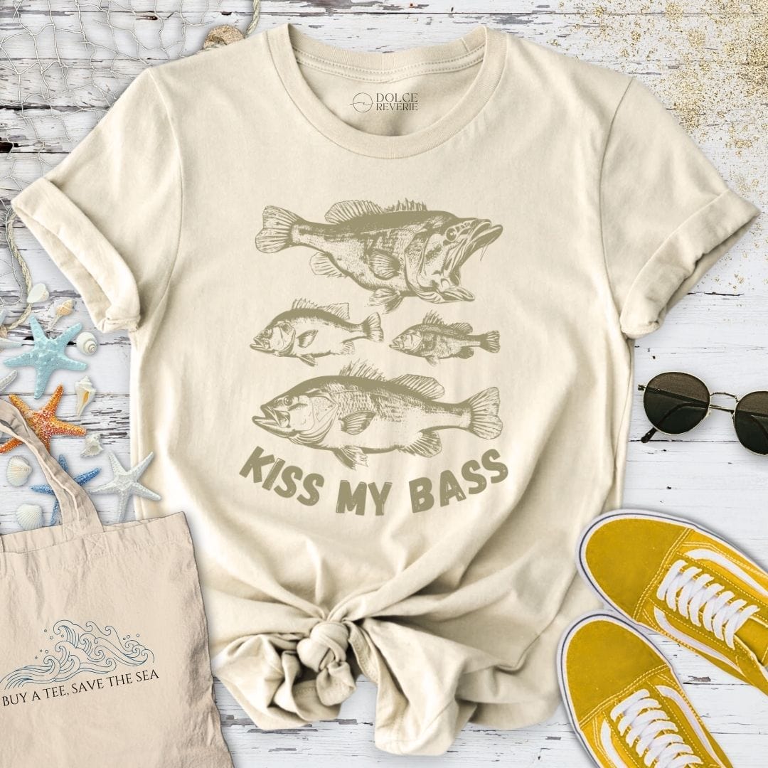 Kiss My Bass T-Shirt Natural / S