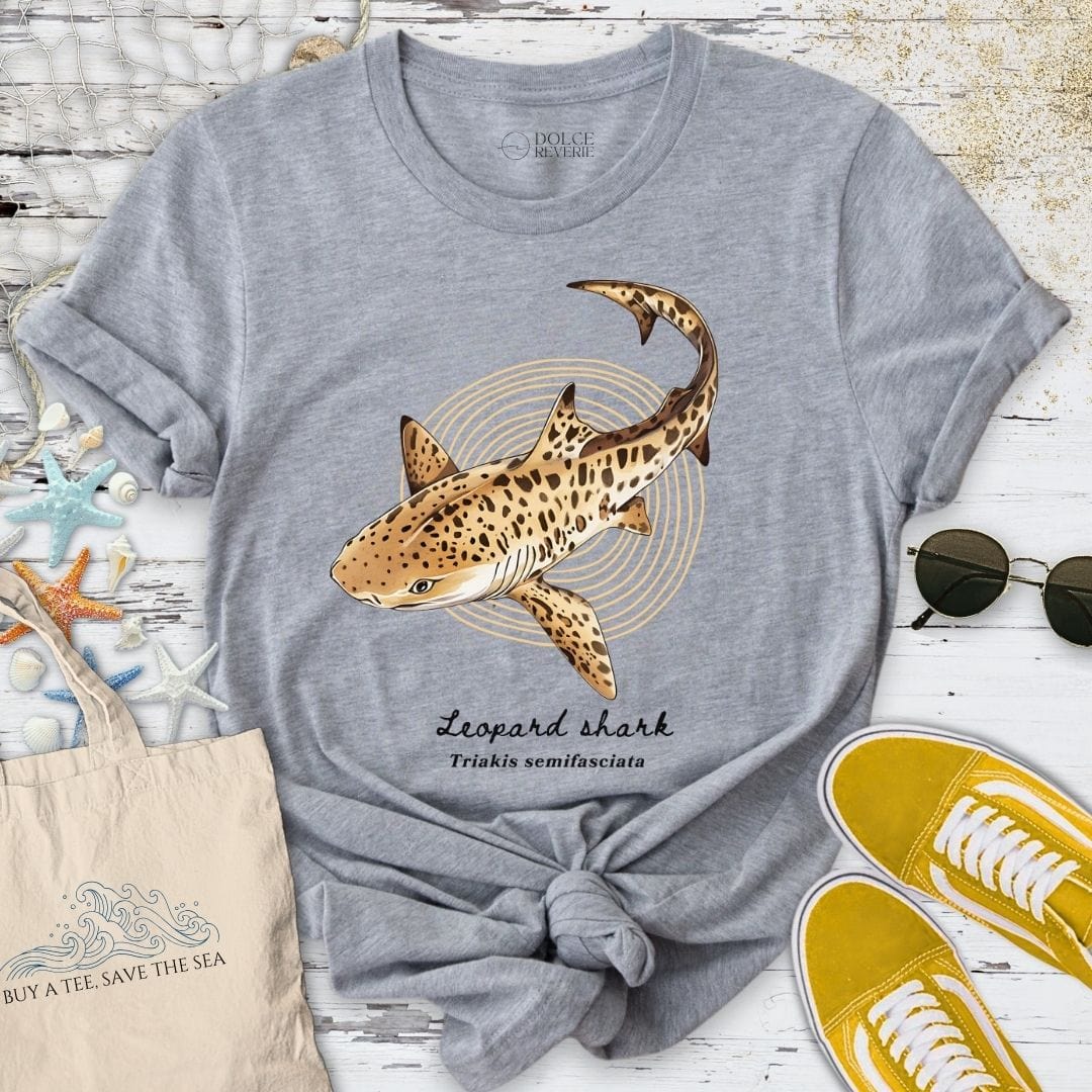 Leopard Shark Artist Series T-Shirt Sport Grey / S