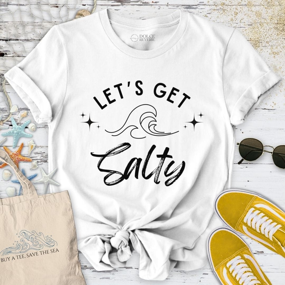 Let´s Get Salty T-Shirt White / S