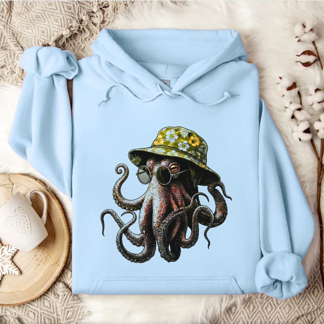 Summer Octopus Hoodie