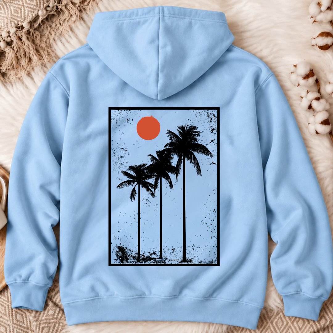 Vintage Palms Back Print Hoodie