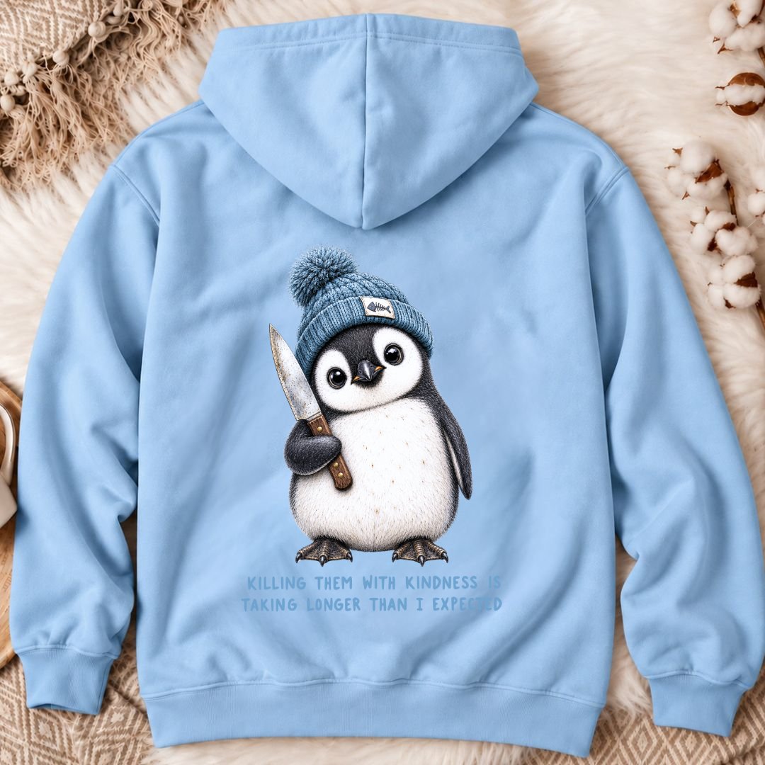 Kindness Is Taking Too Long Back Print Hoodie