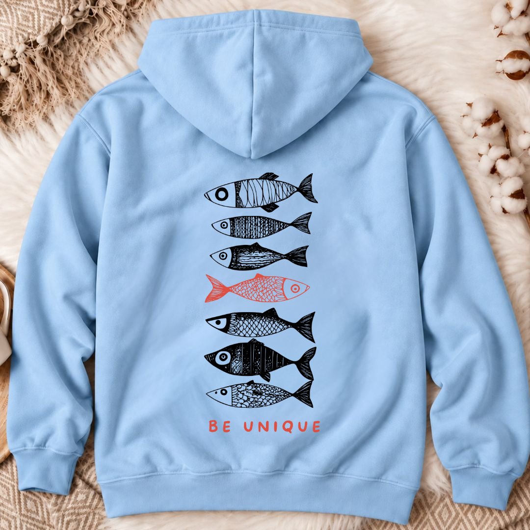 Be Unique Back Print Hoodie