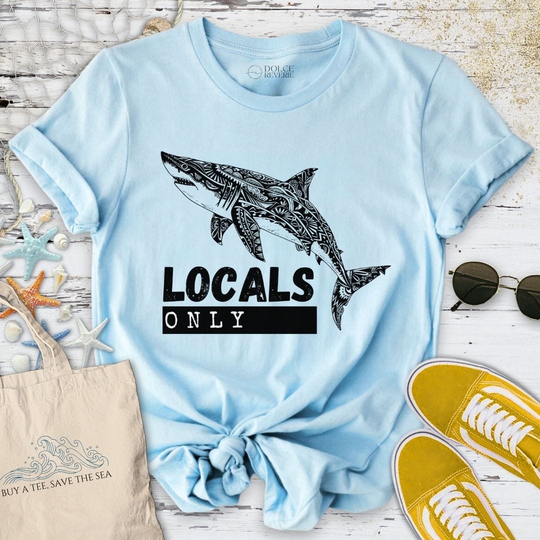 Locals Only T-Shirt Light Blue / S