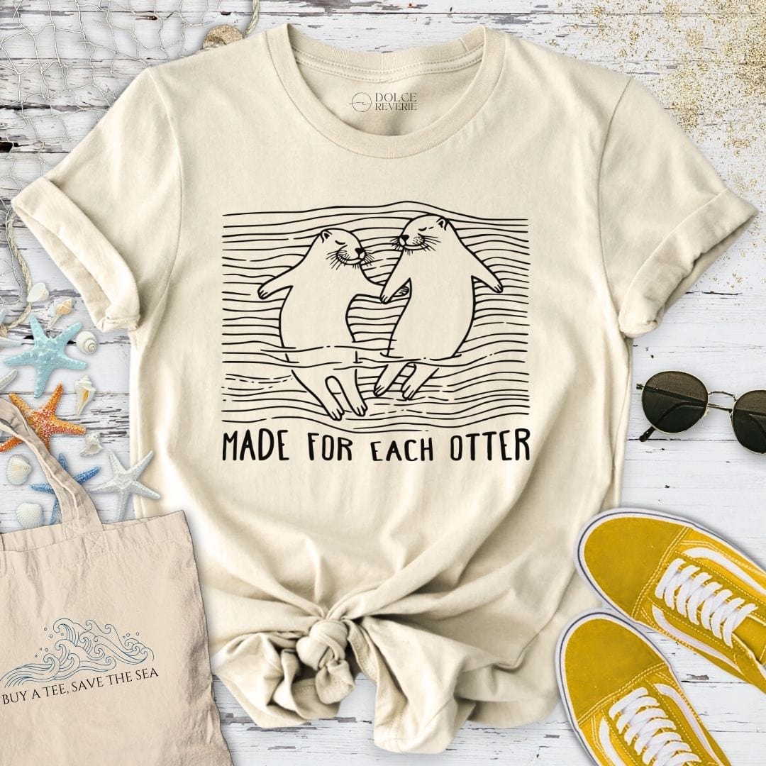 Made For Each Otter T-Shirt Natural / S