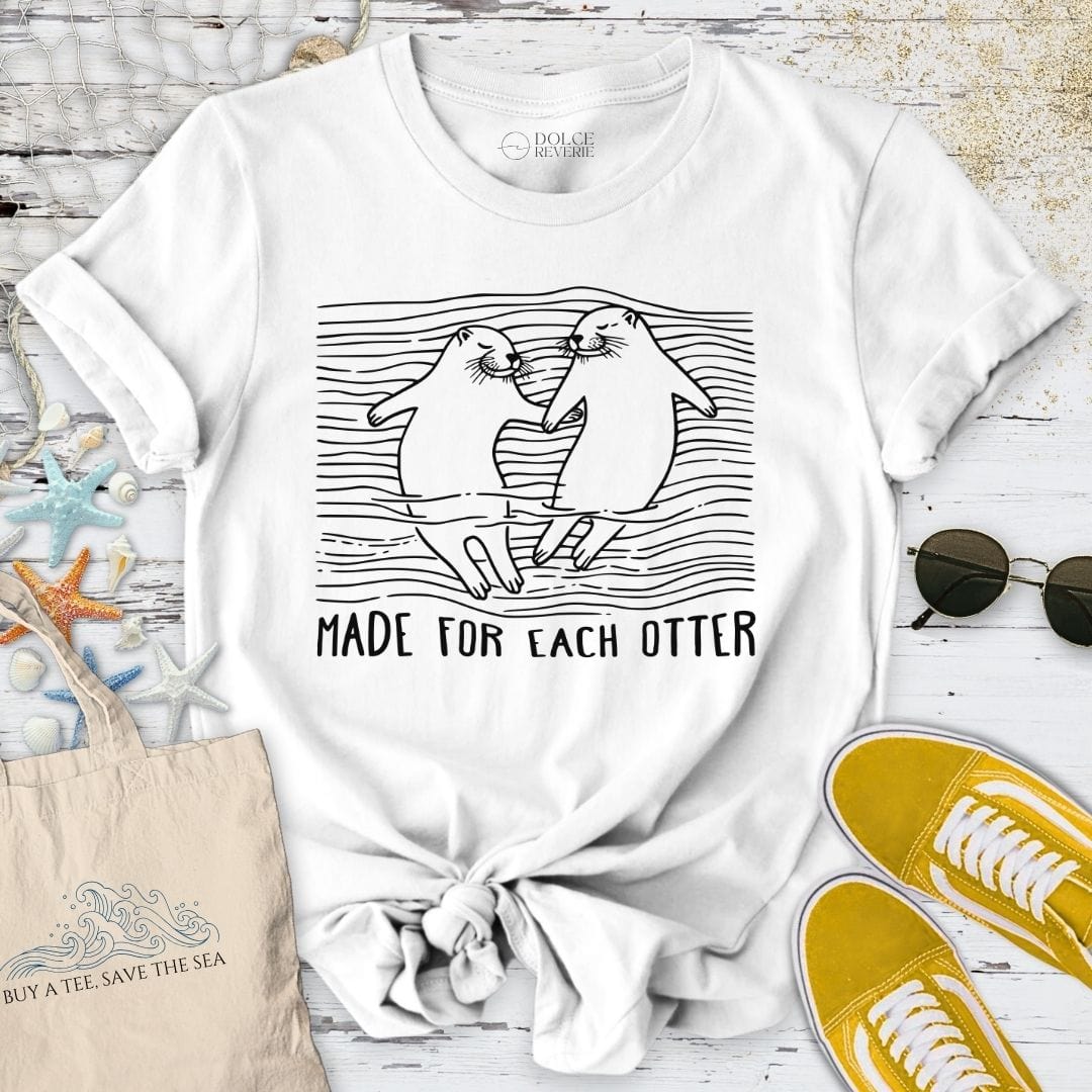 Made For Each Otter T-Shirt White / S