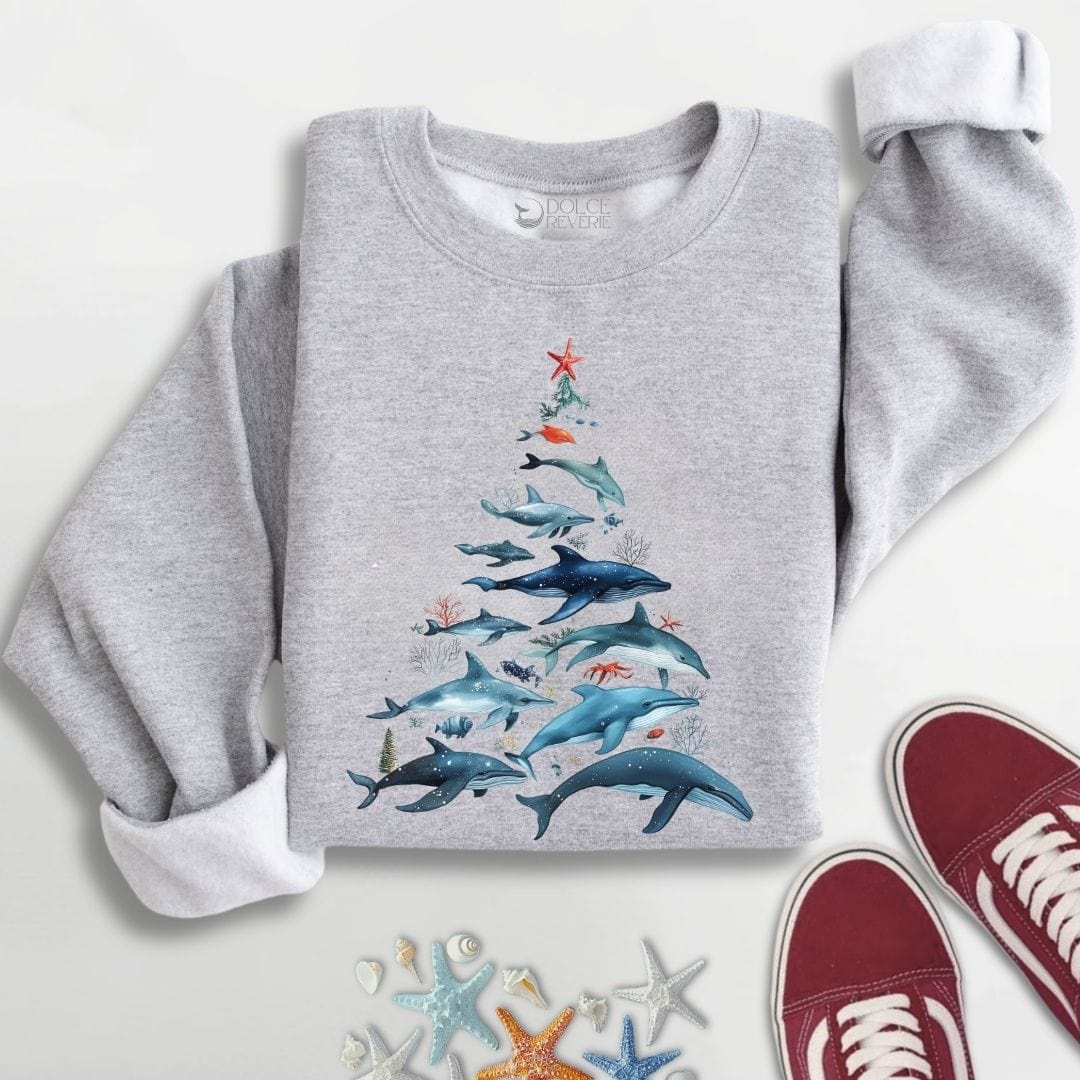 Marine Christmas Sweatshirt S / Sport Grey