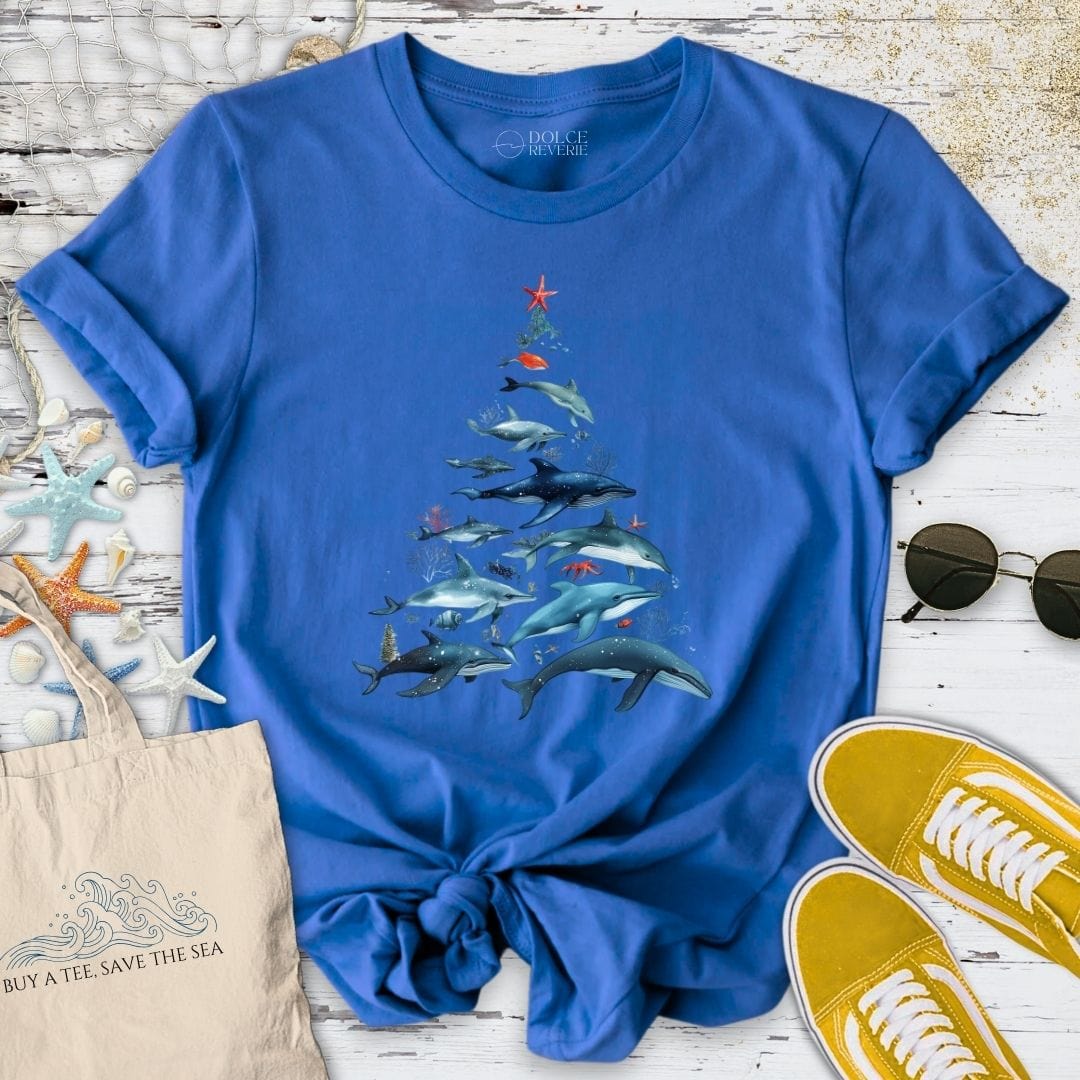 Marine Christmas T-Shirt Royal / S