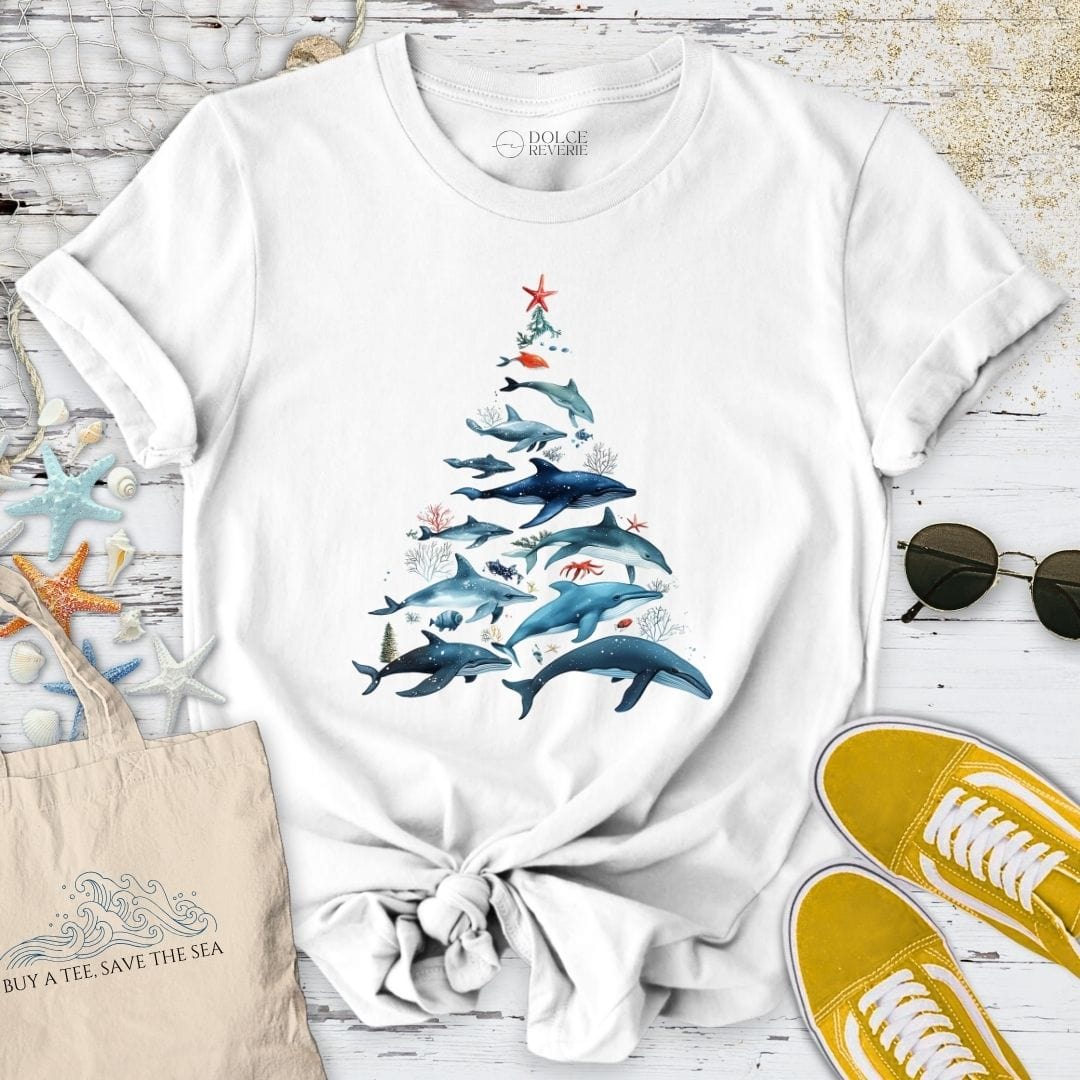 Marine Christmas T-Shirt White / S