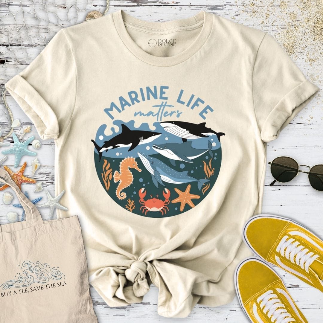 Marine Life Matters T-Shirt Natural / S