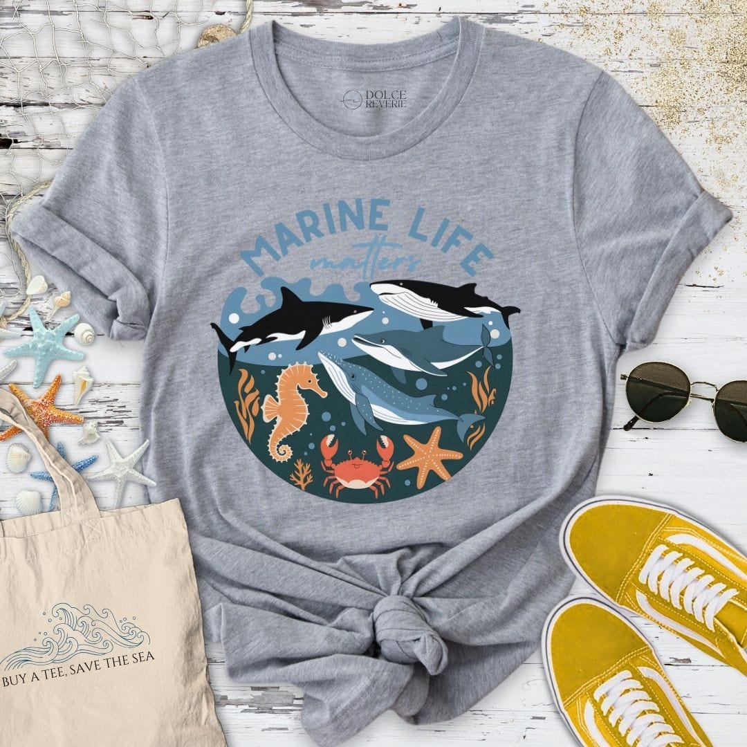 Marine Life Matters T-Shirt Sport Grey / S
